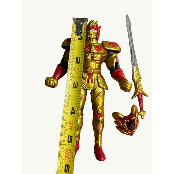Bandai Power Rangers Red Dragon Thunderzord Warrior Action Figure  Sword 1998 - Picture 6 of 11